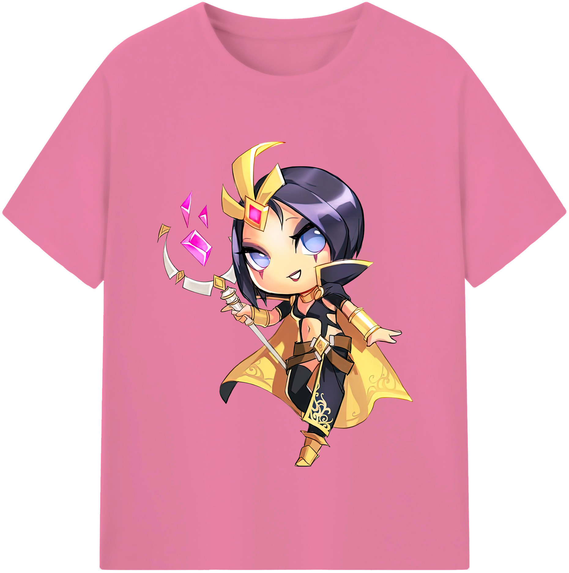 リーグ・オブ・レジェンド League of Legends LOL 綿100％半袖Tシャツ（フロントプリント）